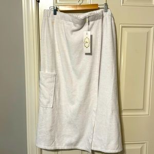 Swim Cover-up White Terry